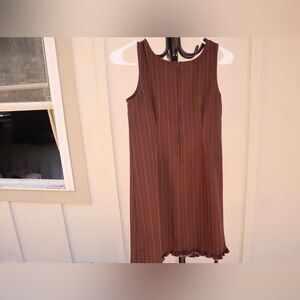 Brown mini dress